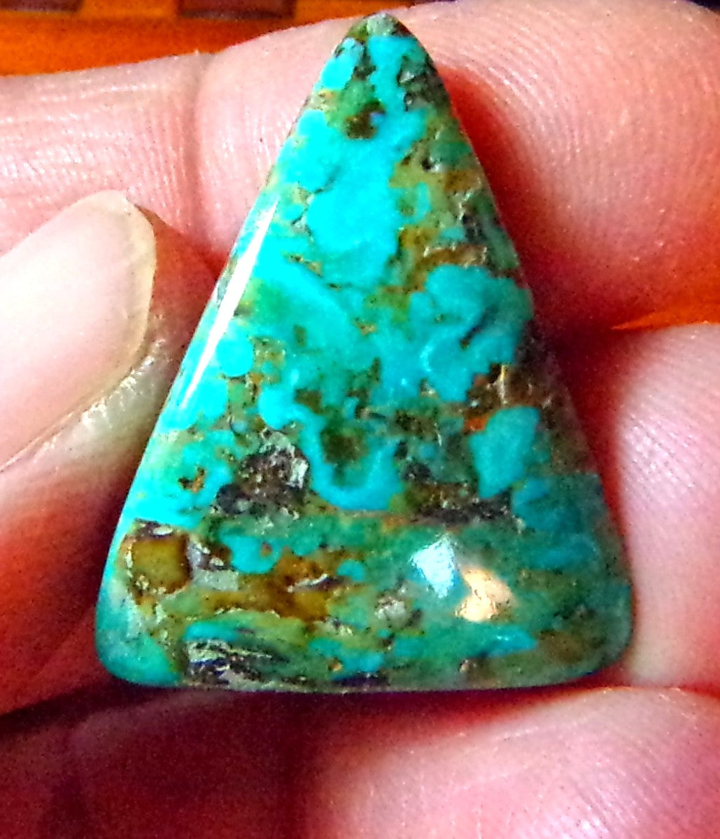 Turquoise Cabochon from Evans mine