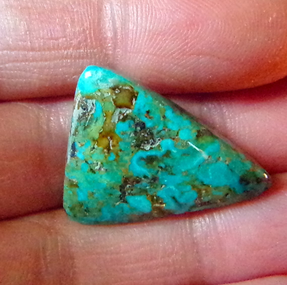 Turquoise Cabochon from Evans mine