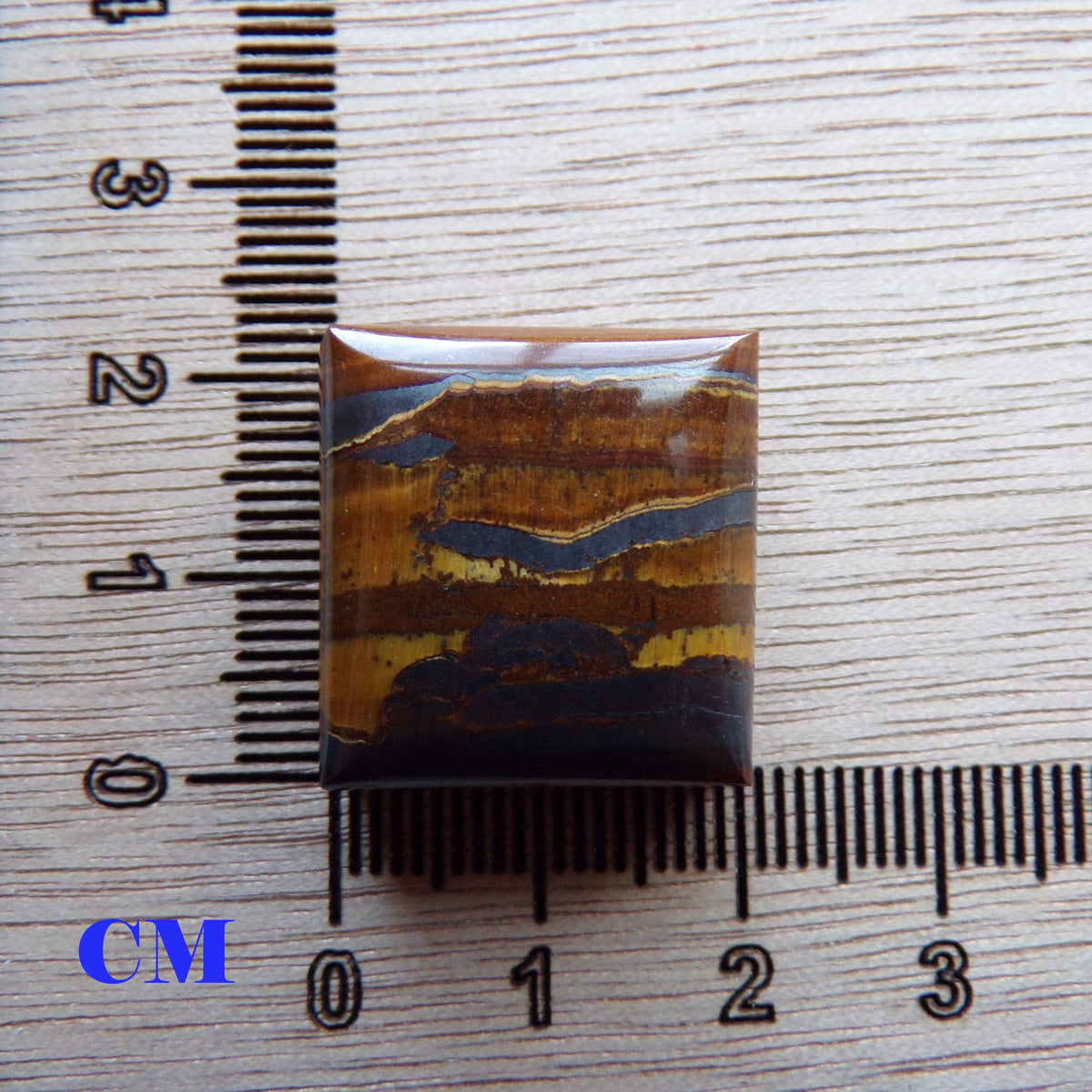 Landscape Tiger’s Eye Cabochon — 56.3 ct