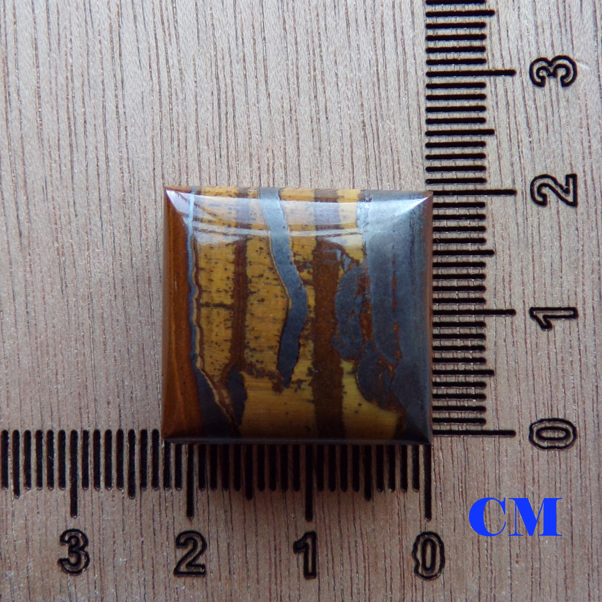 Landscape Tiger’s Eye Cabochon — 56.3 ct