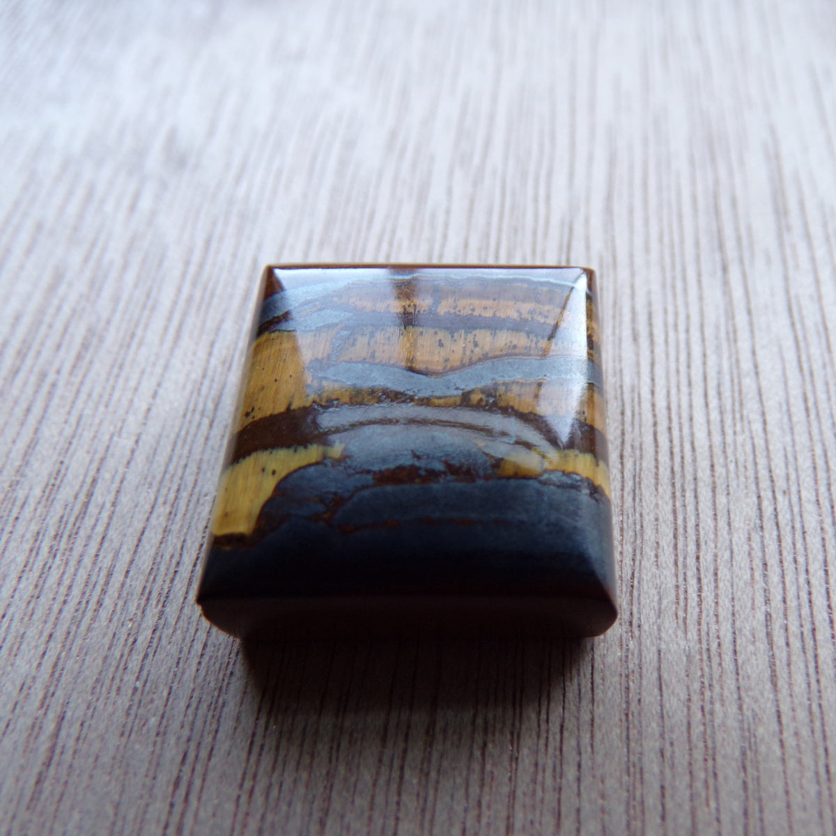 Landscape Tiger’s Eye Cabochon — 56.3 ct