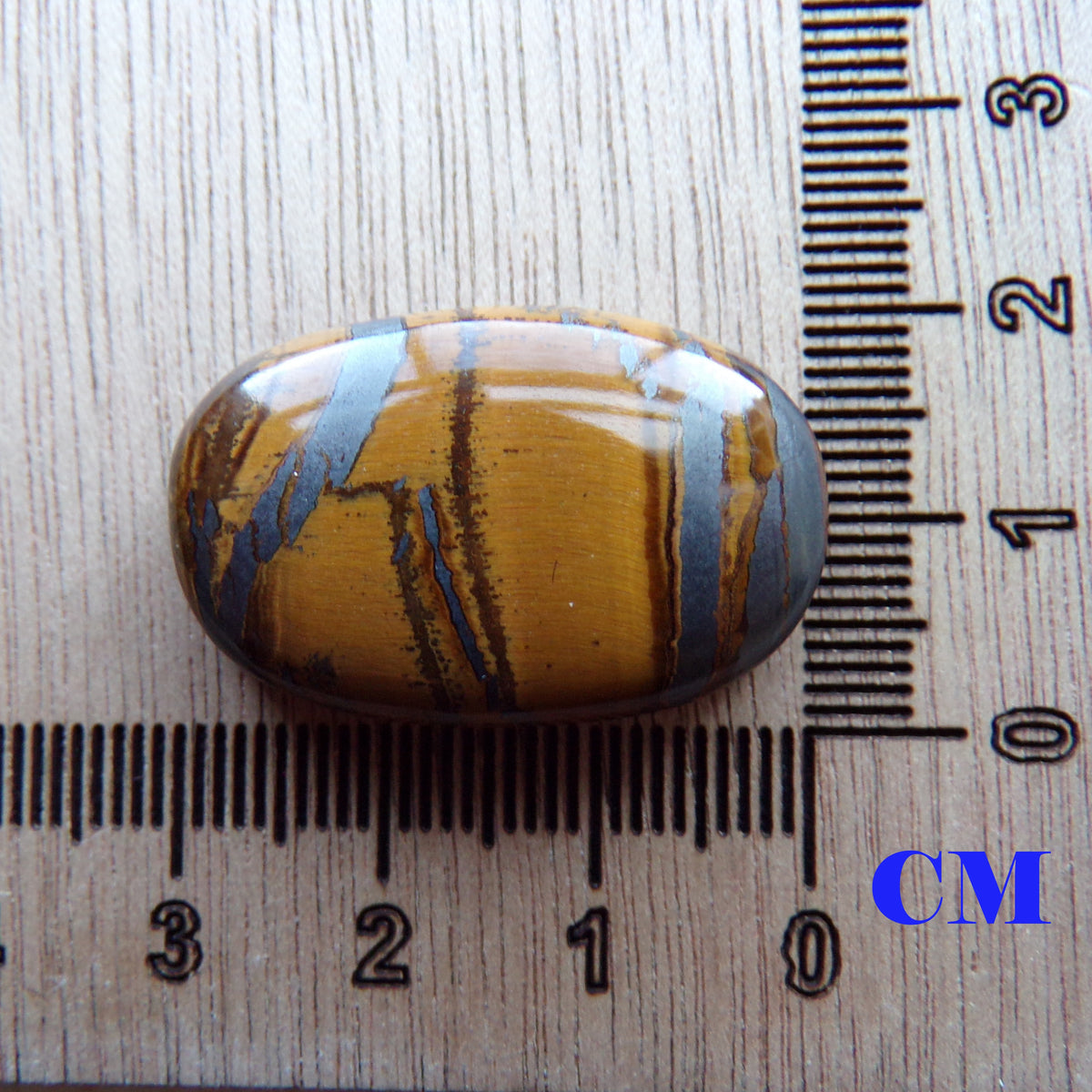 Landscape Tiger’s Eye Cabochon — 41.5 ct