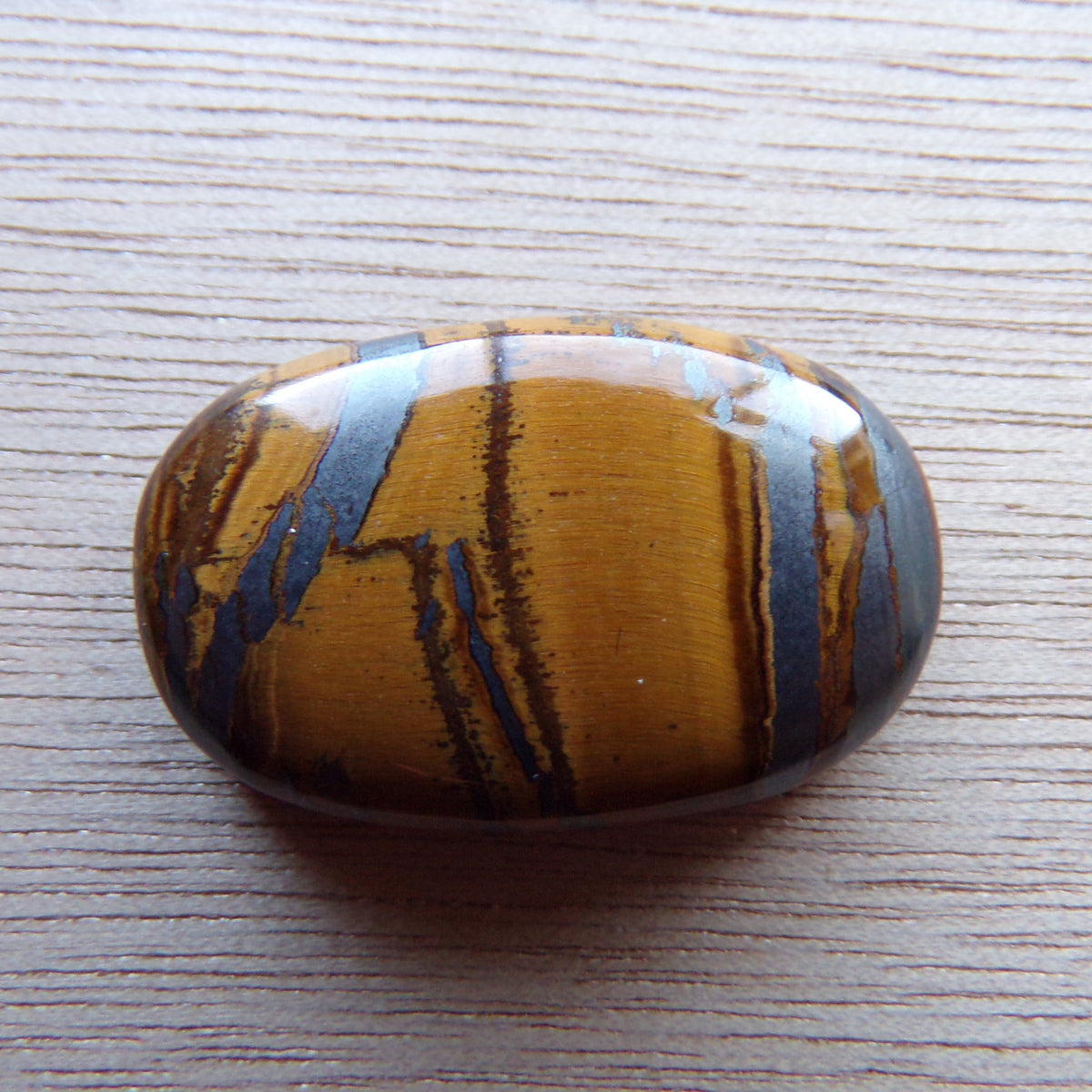 Landscape Tiger’s Eye Cabochon — 41.5 ct