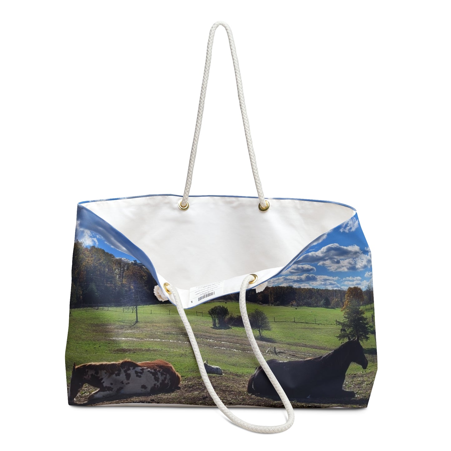Relaxing Country Scene Weekender Bag