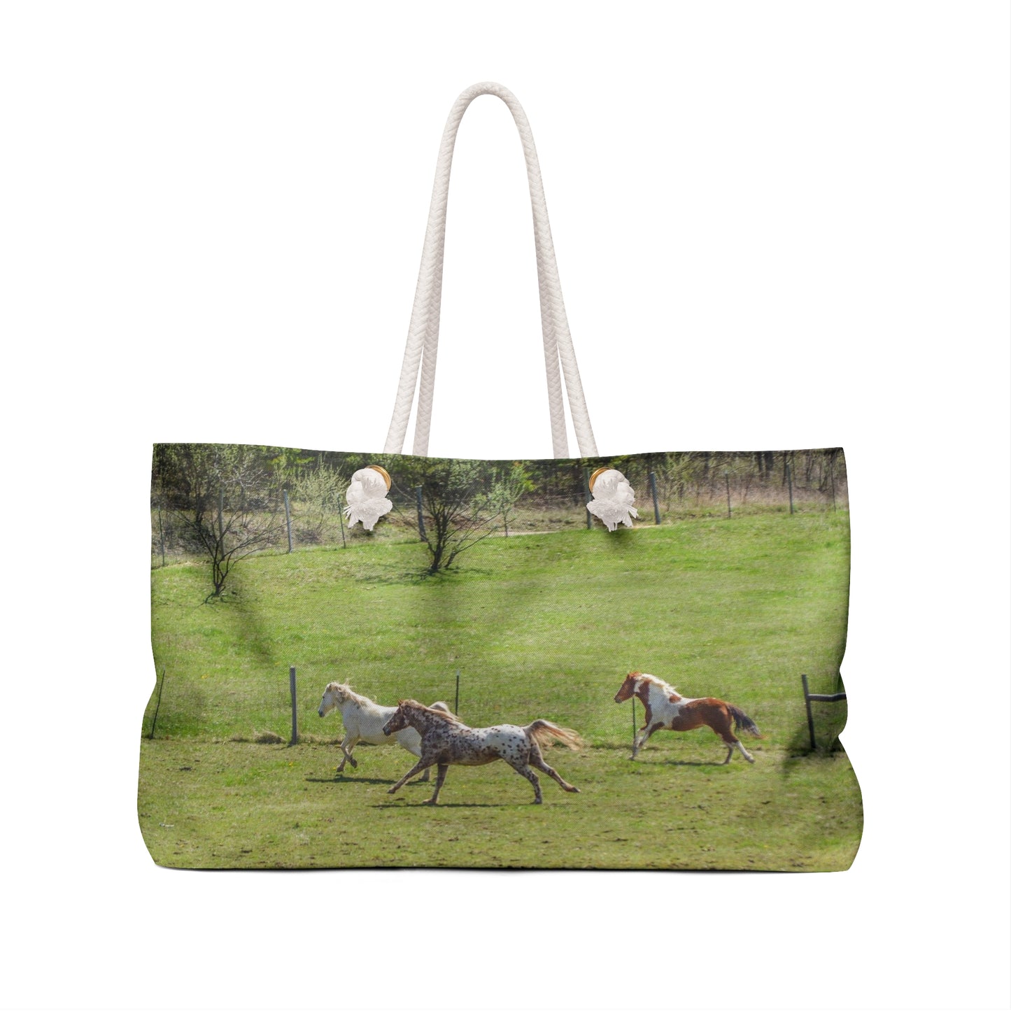 Running Horses Weekender Bag