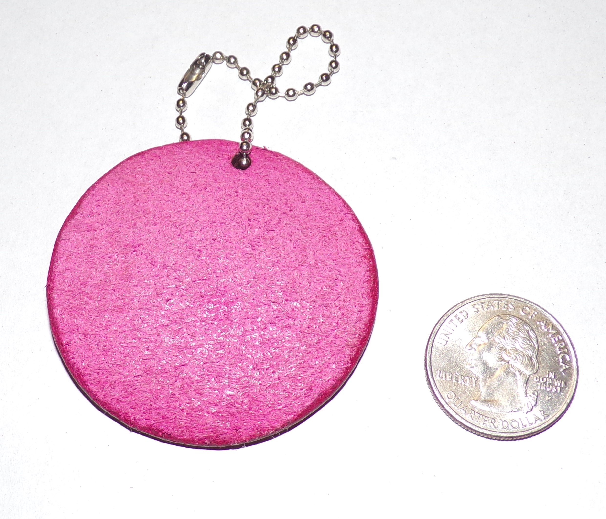 Leather Dog Tag Keychains Multiple Designs