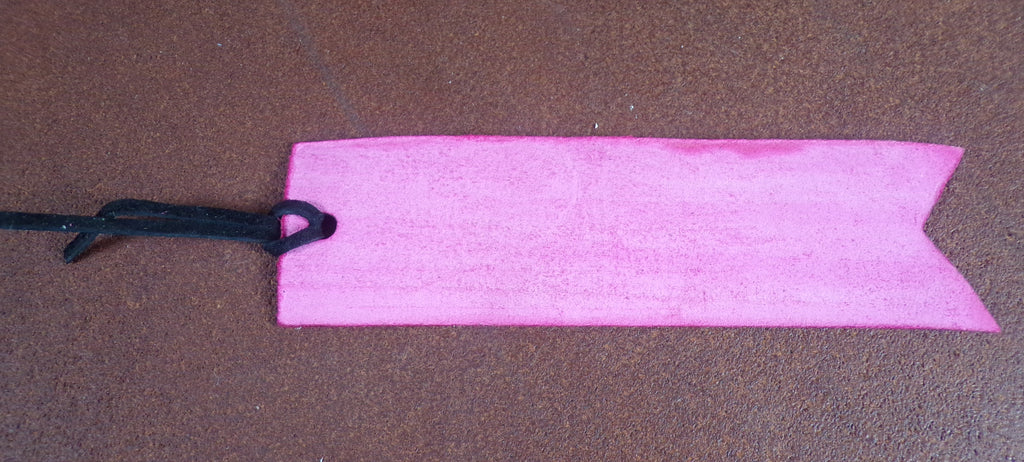 Styxhexenhammer666 Leather Bookmark Pink