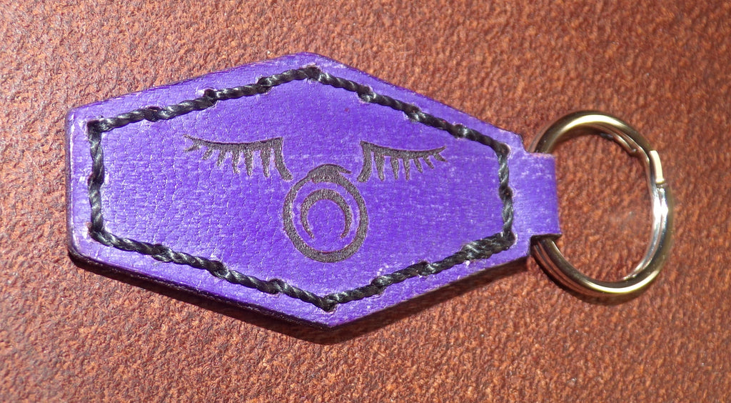 Styx Two-Sided Leather Keychains
