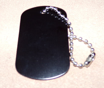 Porte-clés Pentagramme Dog Tag Métal