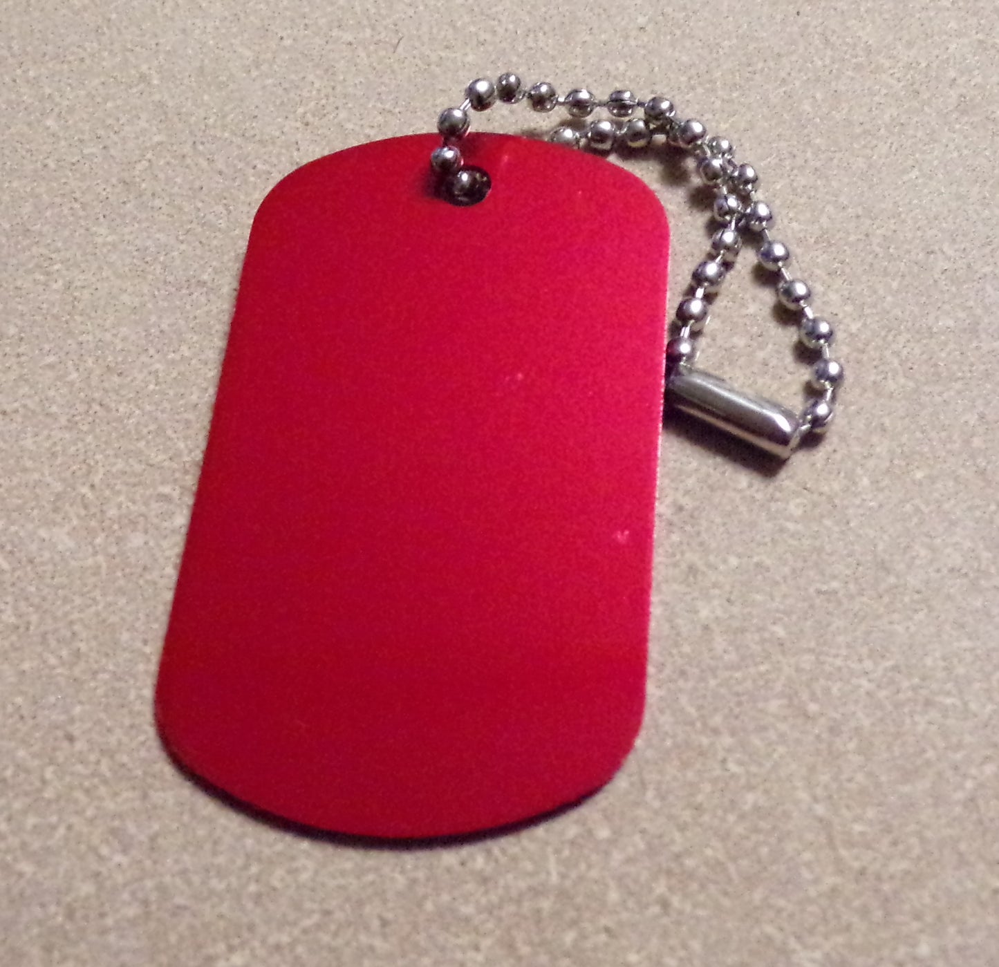 Porte-clés gravé Phoenix Dog Tag en métal