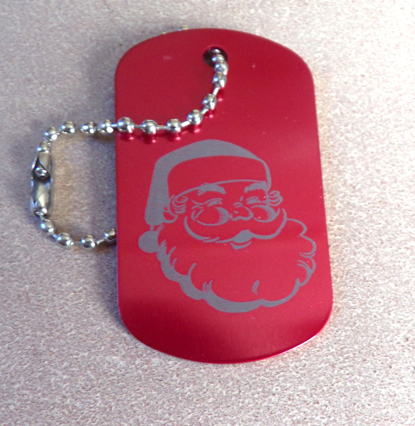 Christmas Key Chain, Wine bottle tag, Bag Tag, Dog Tag Metal