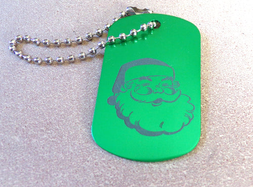 Llavero navideño, etiqueta para botella de vino, etiqueta para bolso, etiqueta para perro de metal