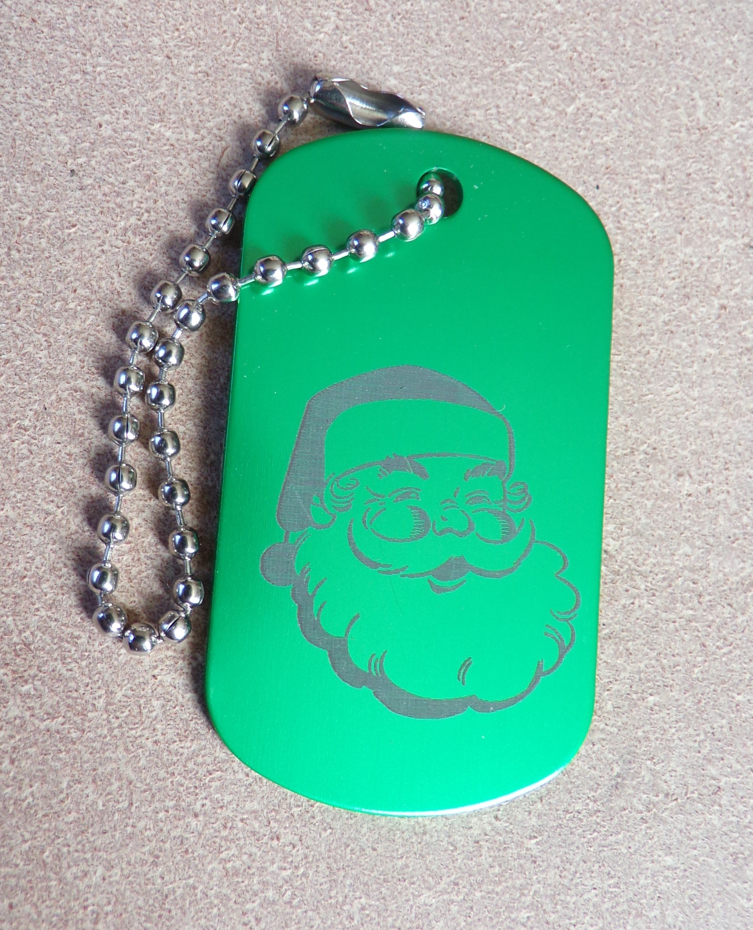 Christmas Key Chain, Wine bottle tag, Bag Tag, Dog Tag Metal