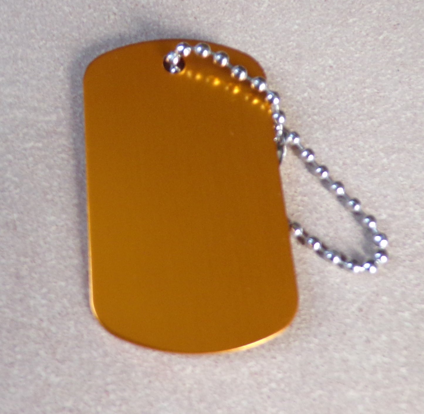 Porte-clés gravé Phoenix Dog Tag en métal