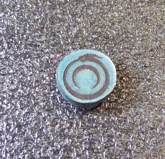Styx Ouroboros Pin Blue