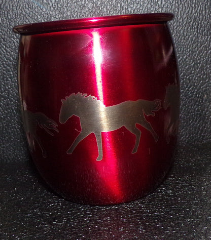 Taza Mula con diseño de Caballo Rojo