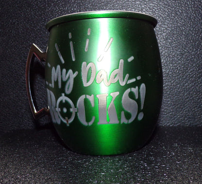 Mule Mug "My Dad Rocks"