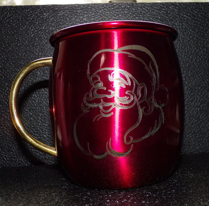 Mule Mug with Santa Claus Christmas Mug