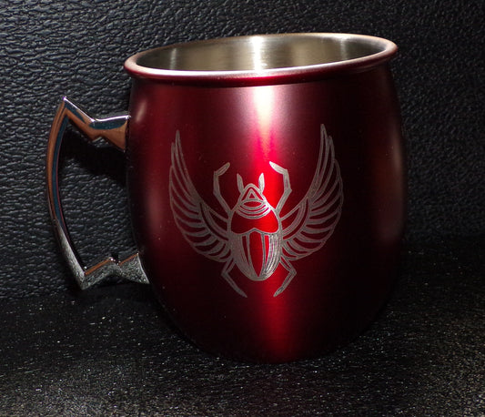 Mule Mug with a Scarab