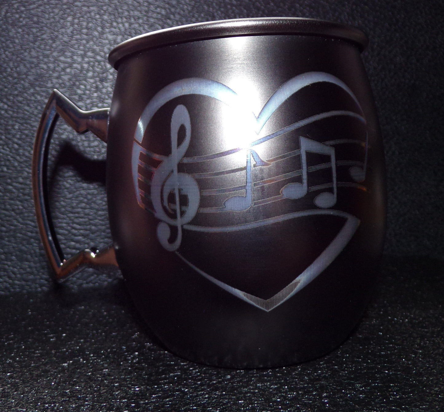 Mule Mug with a Heart and Music notes