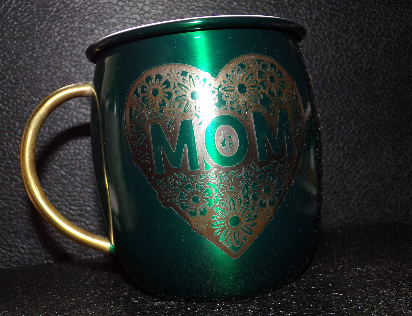 Mug Mule avec maman et fleurs