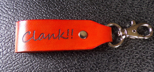 Styx Belt Keychain Clank & Ouroboros w/wings Orange leather