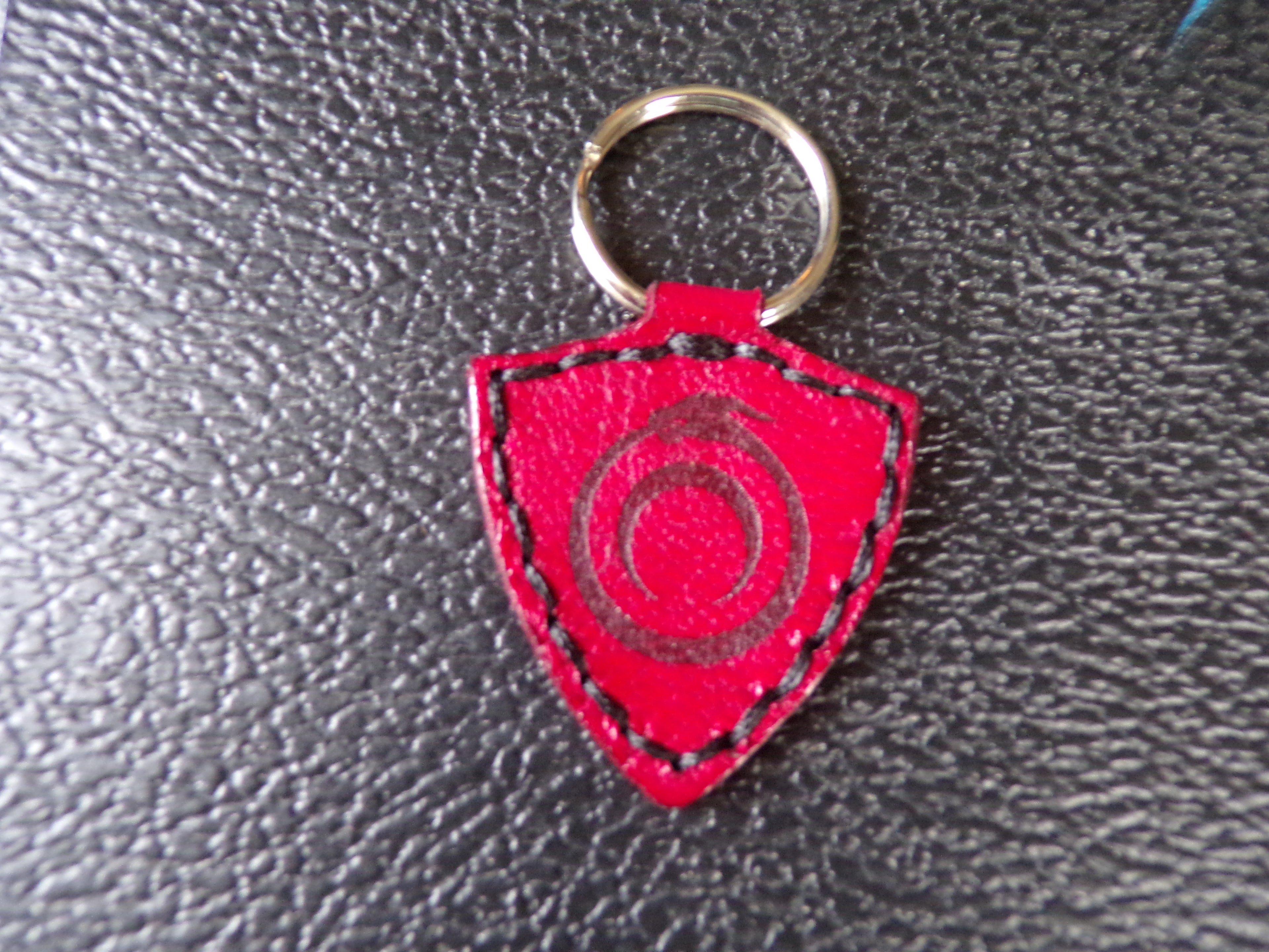 Styx Two-Sided Leather Keychains