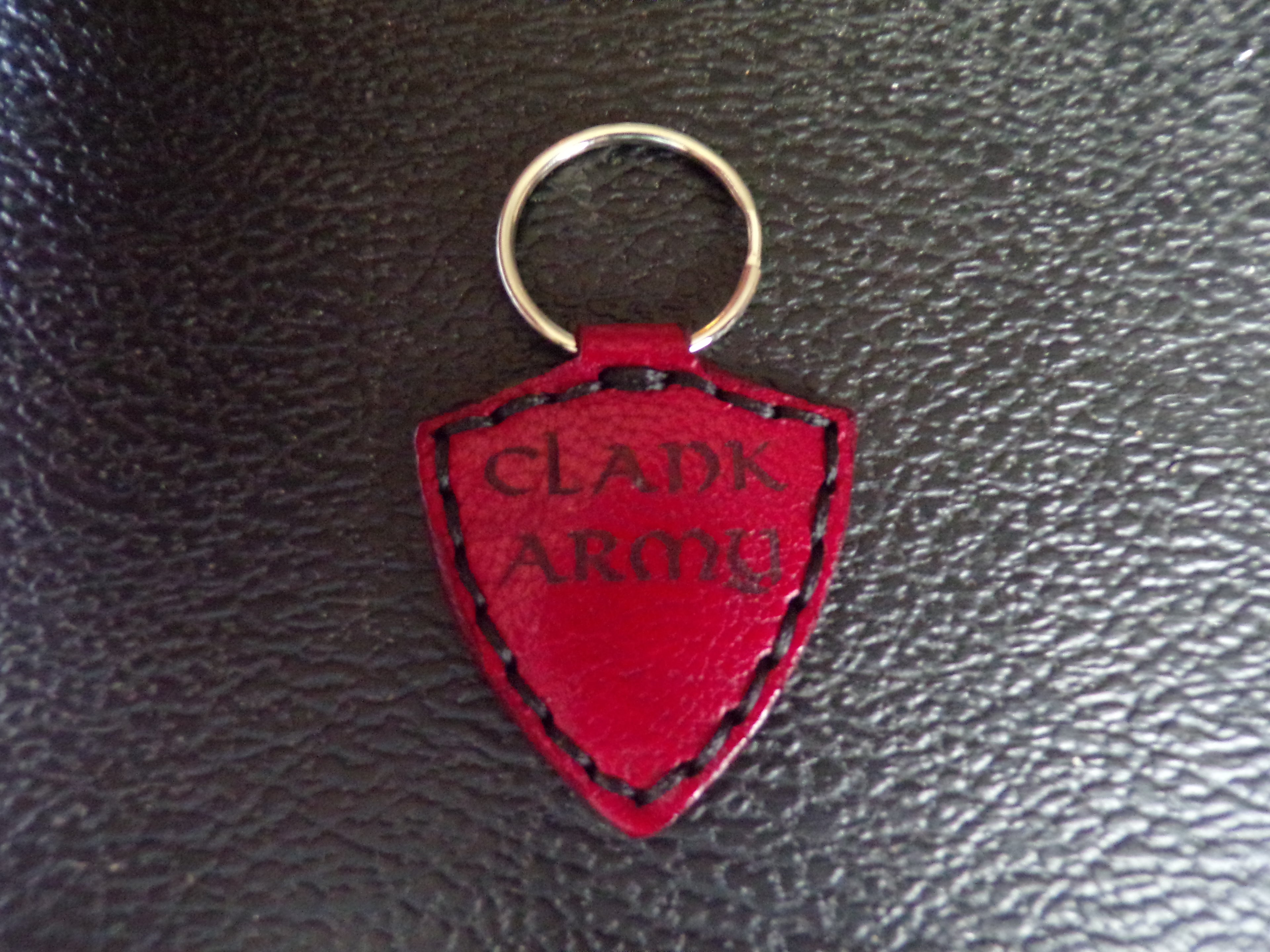 Styx Two-Sided Leather Keychains