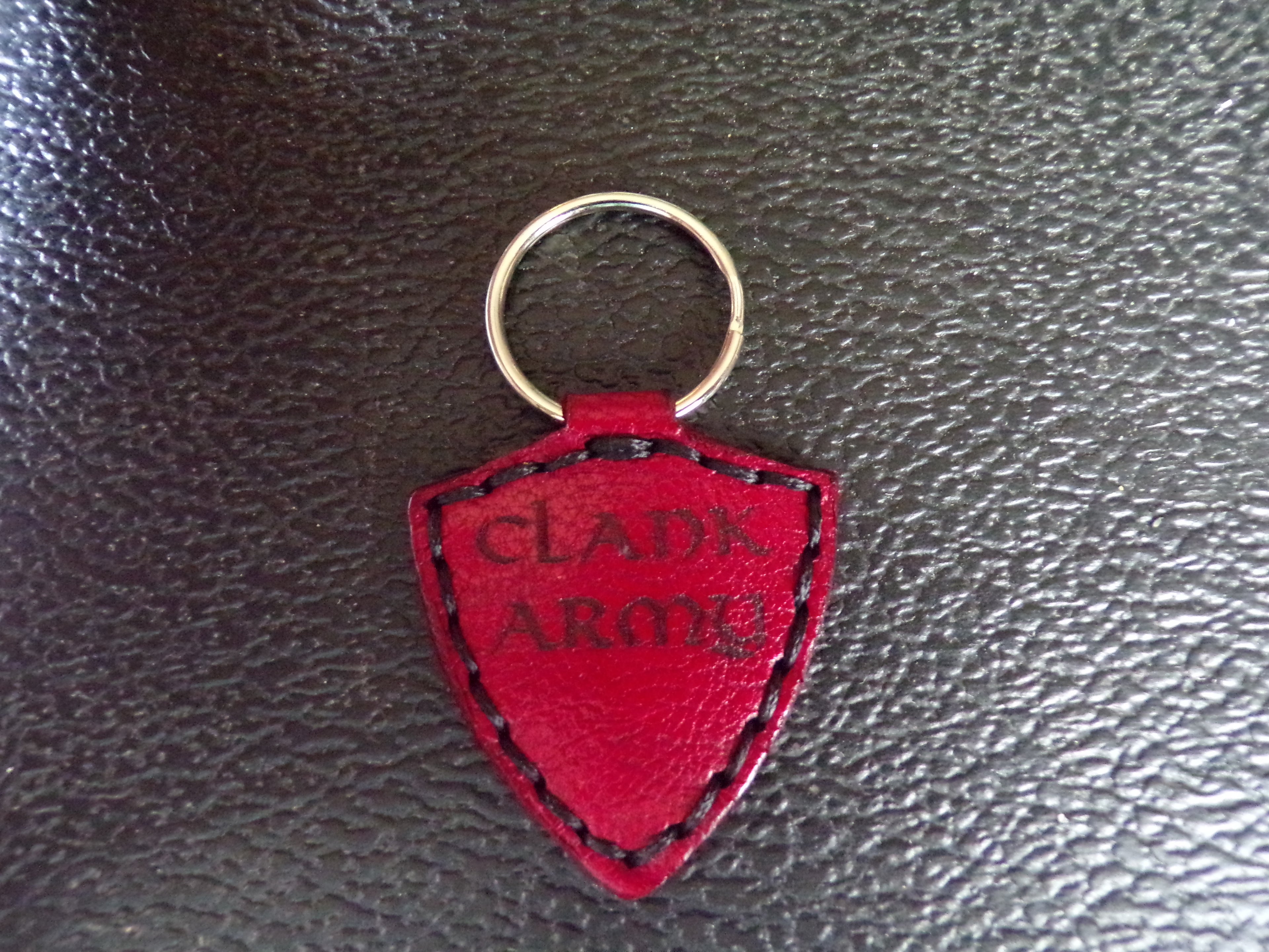 Styx Two-Sided Leather Keychains