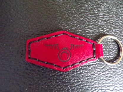 Styx Two-sided Red Leather Key Chain