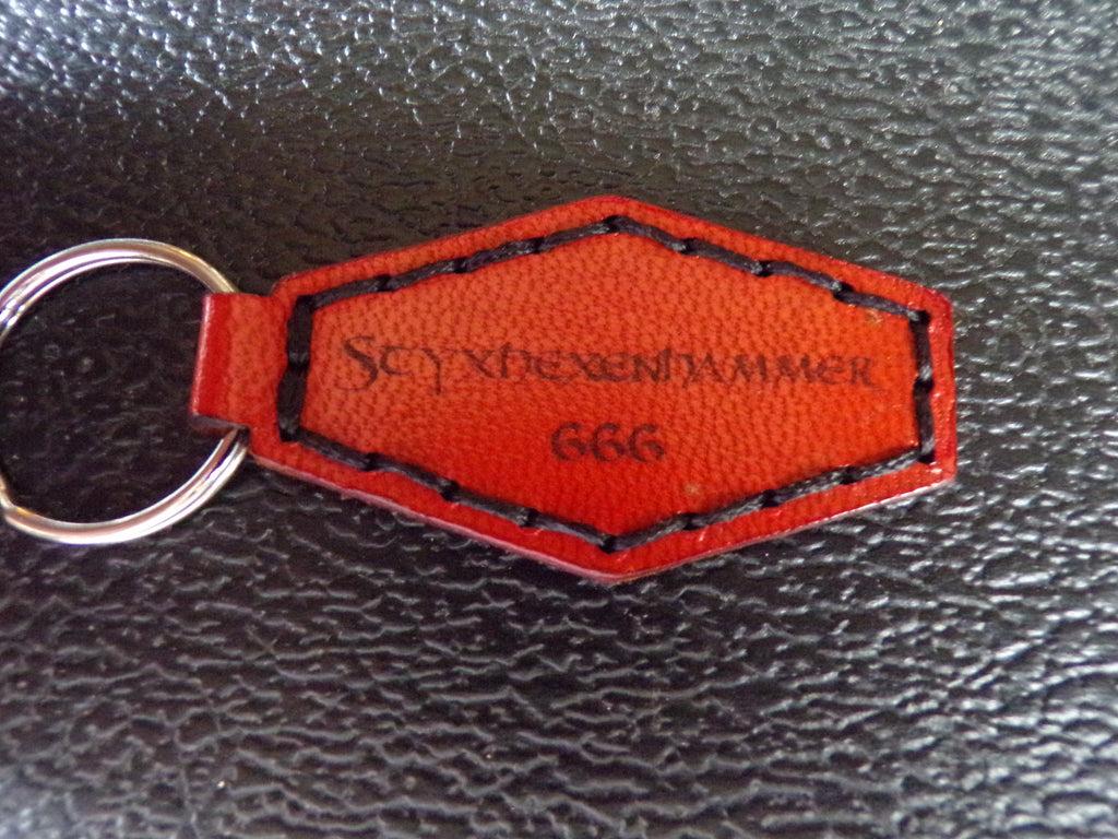 Styx Two-Sided Leather Keychains