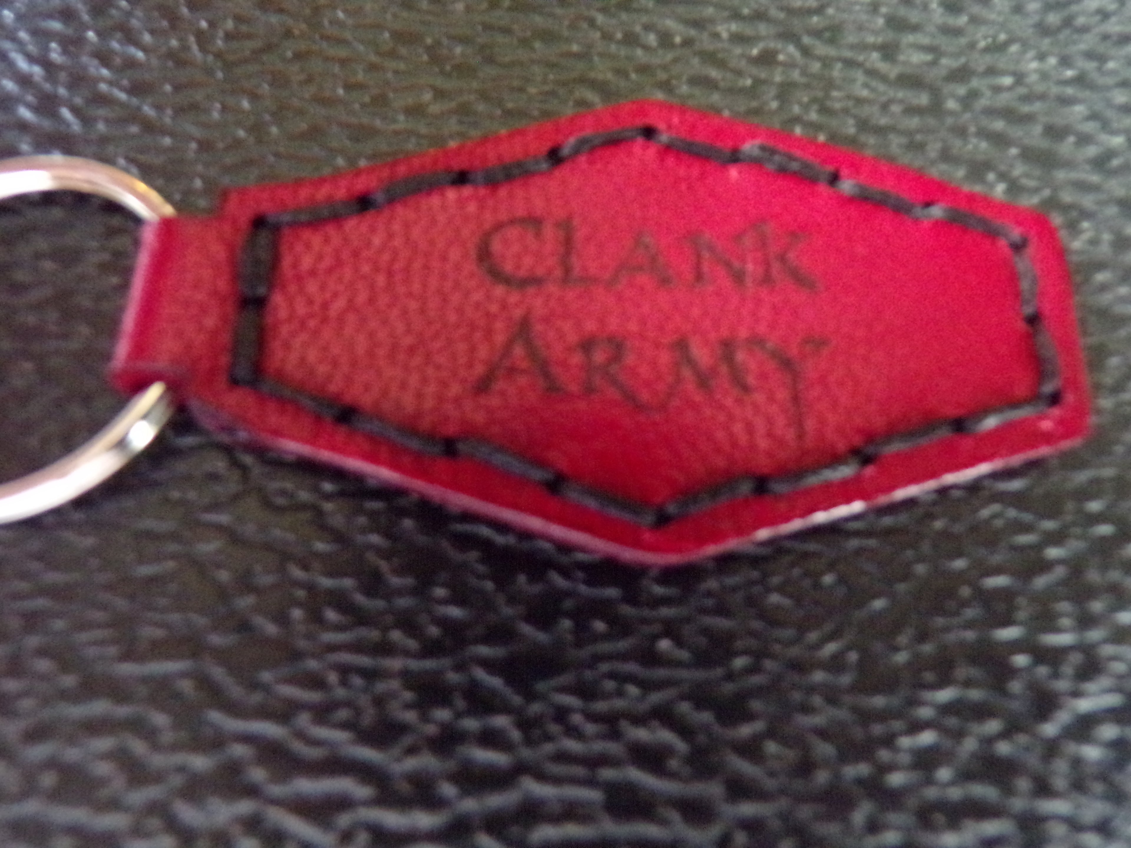 Styx Two-Sided Leather Keychains