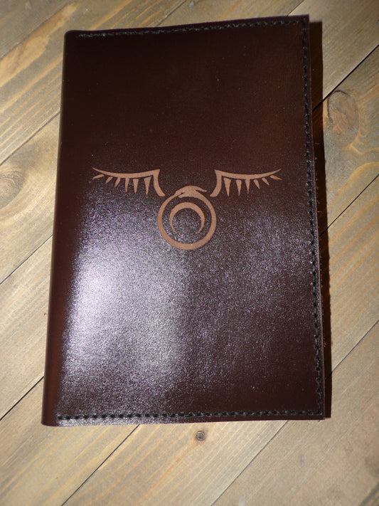 Styx Engraved Leather Notebook Cover/Refillable Journal
