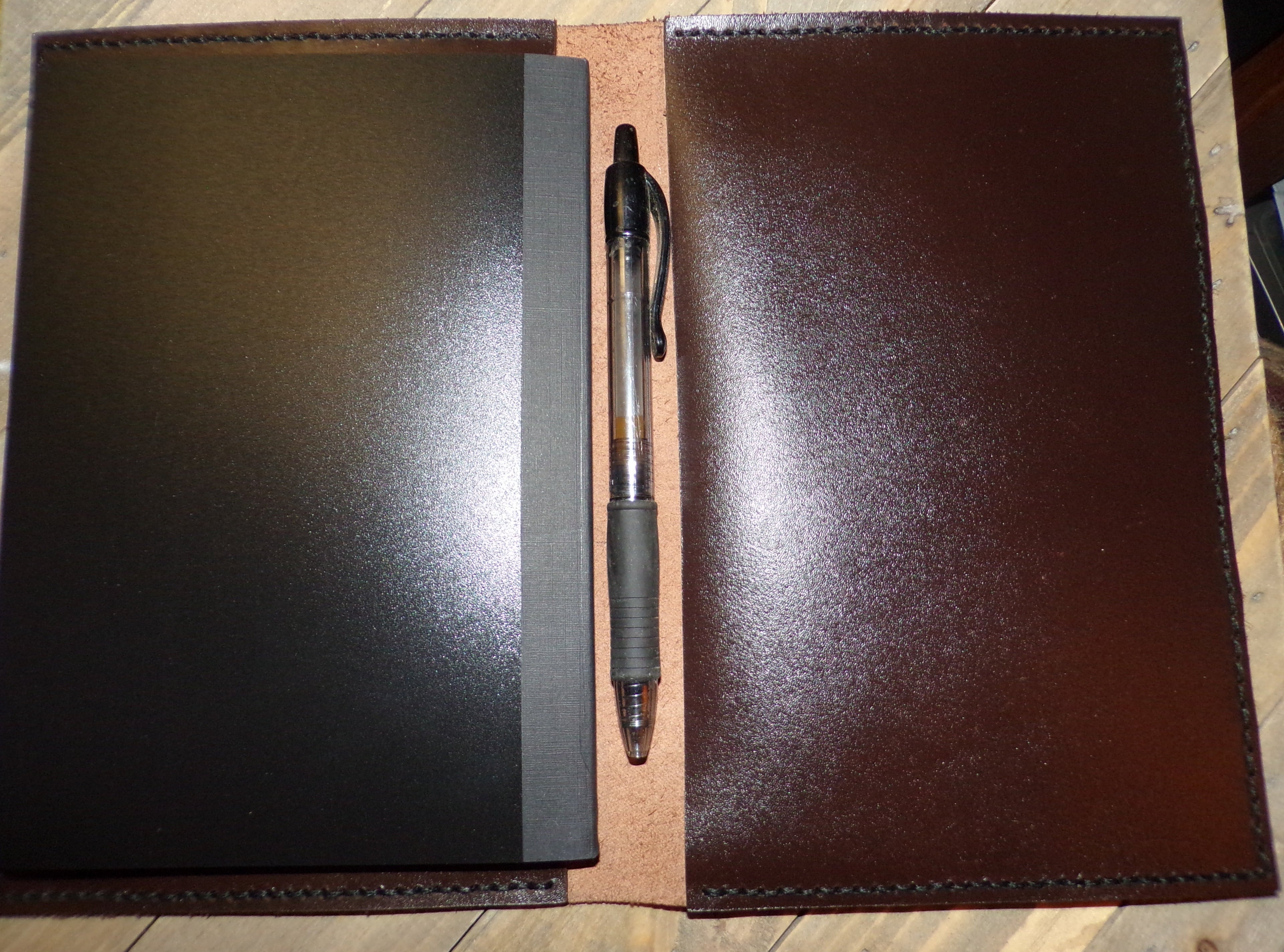 Styx Engraved Leather Notebook Cover/Refillable Journal