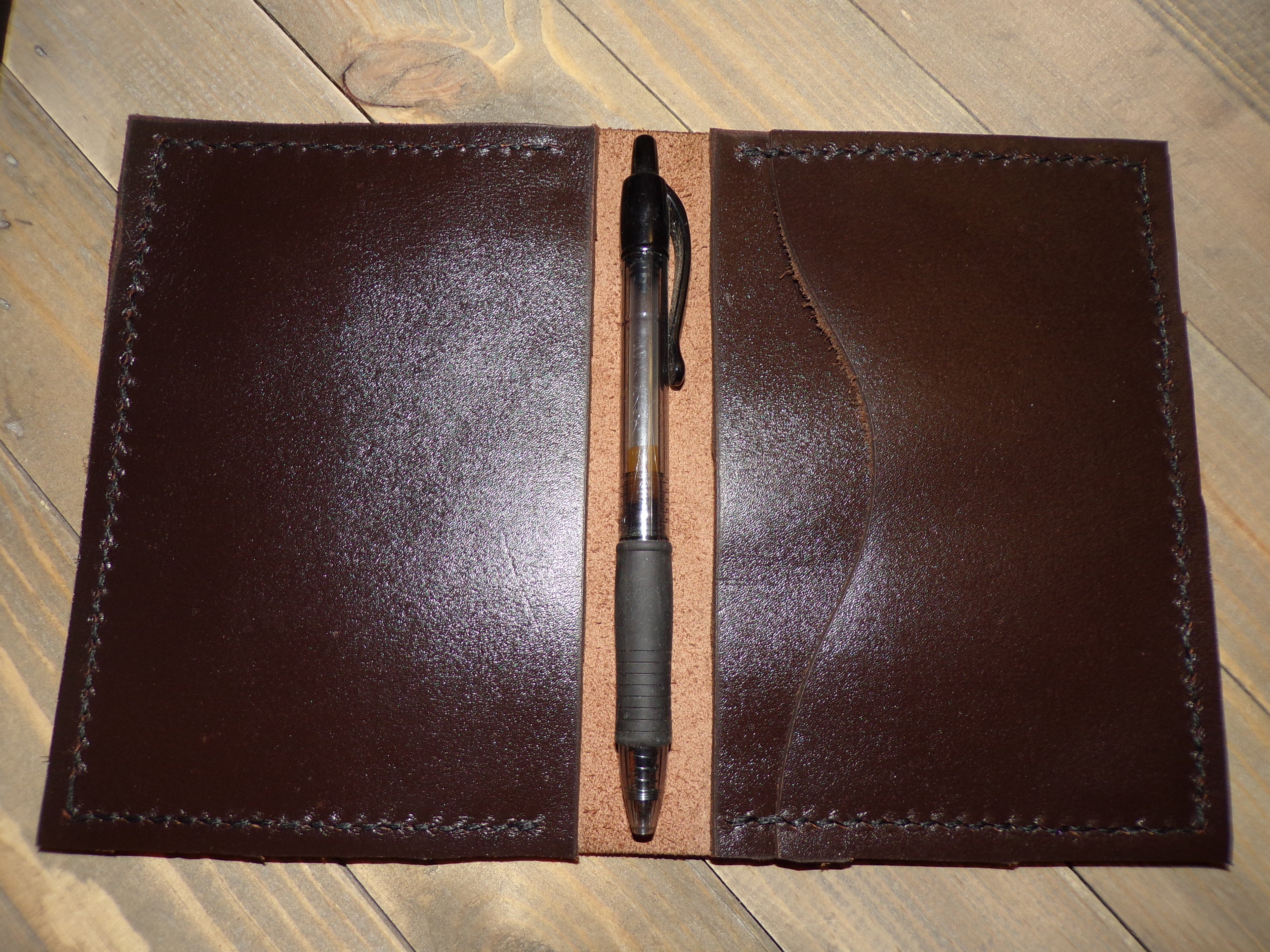 Styx Engraved Leather Passport/Notebook Cover