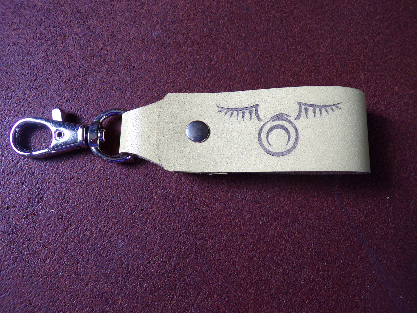 Styx Belt Keychain Clank Army Yellow leather