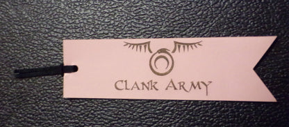 Styxhexenhammer666 Leather Bookmarks Light Pink