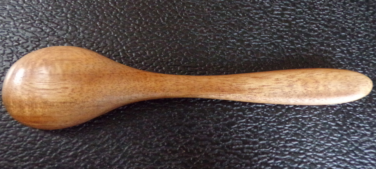 Styx Acacia wood spoon with a Rose and Ouroboros