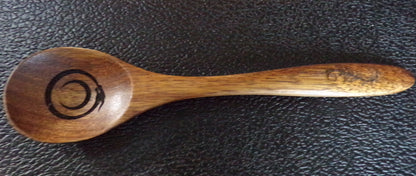 Styx Acacia wood spoon with Vine and Ouroboros