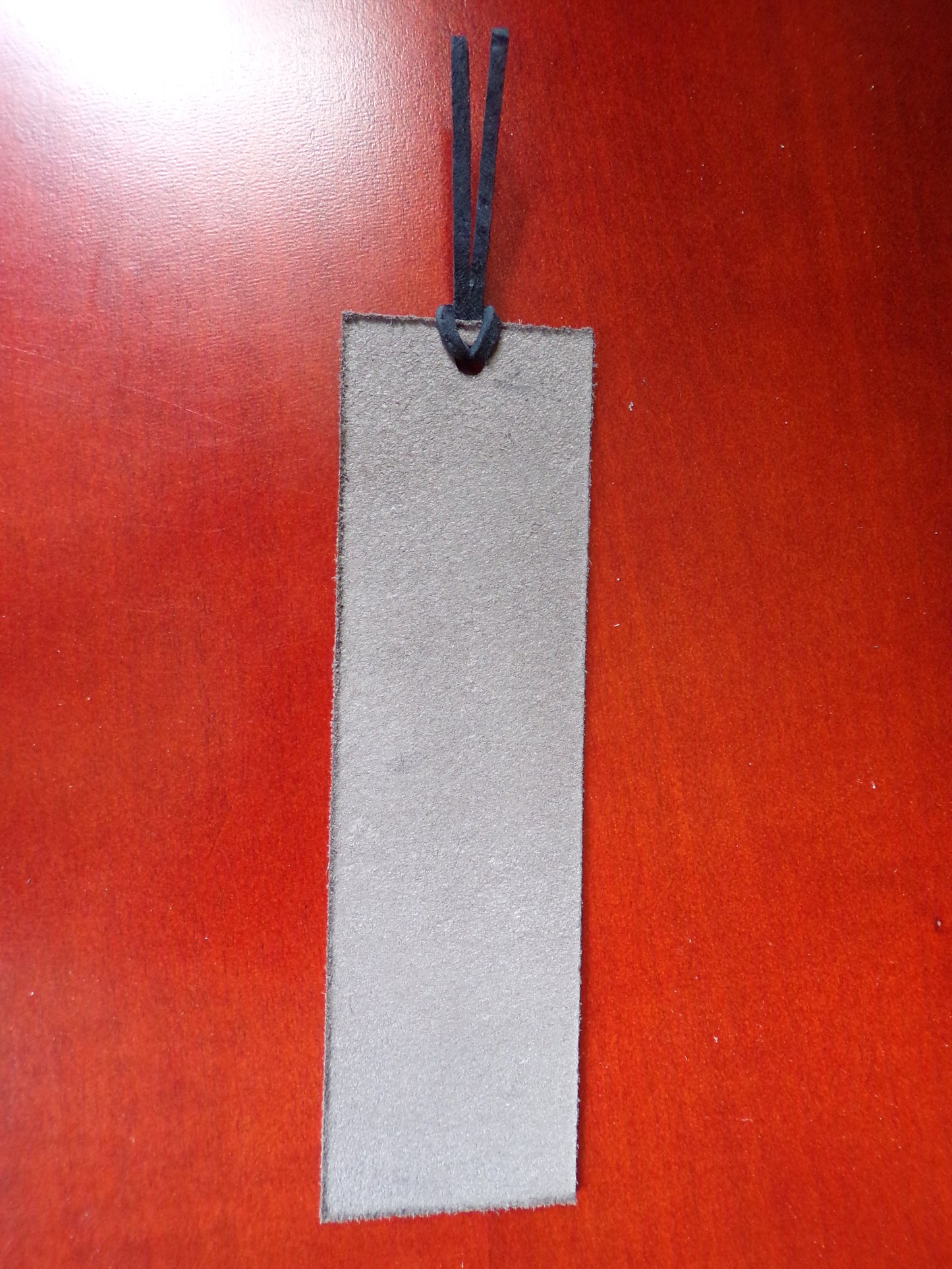 Styxhexenhammer666 Leather Bookmark Dark Grey