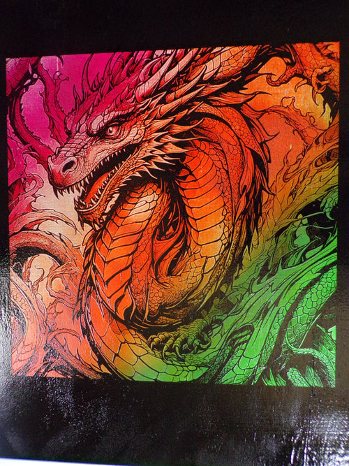 Neon Dragon Artwork