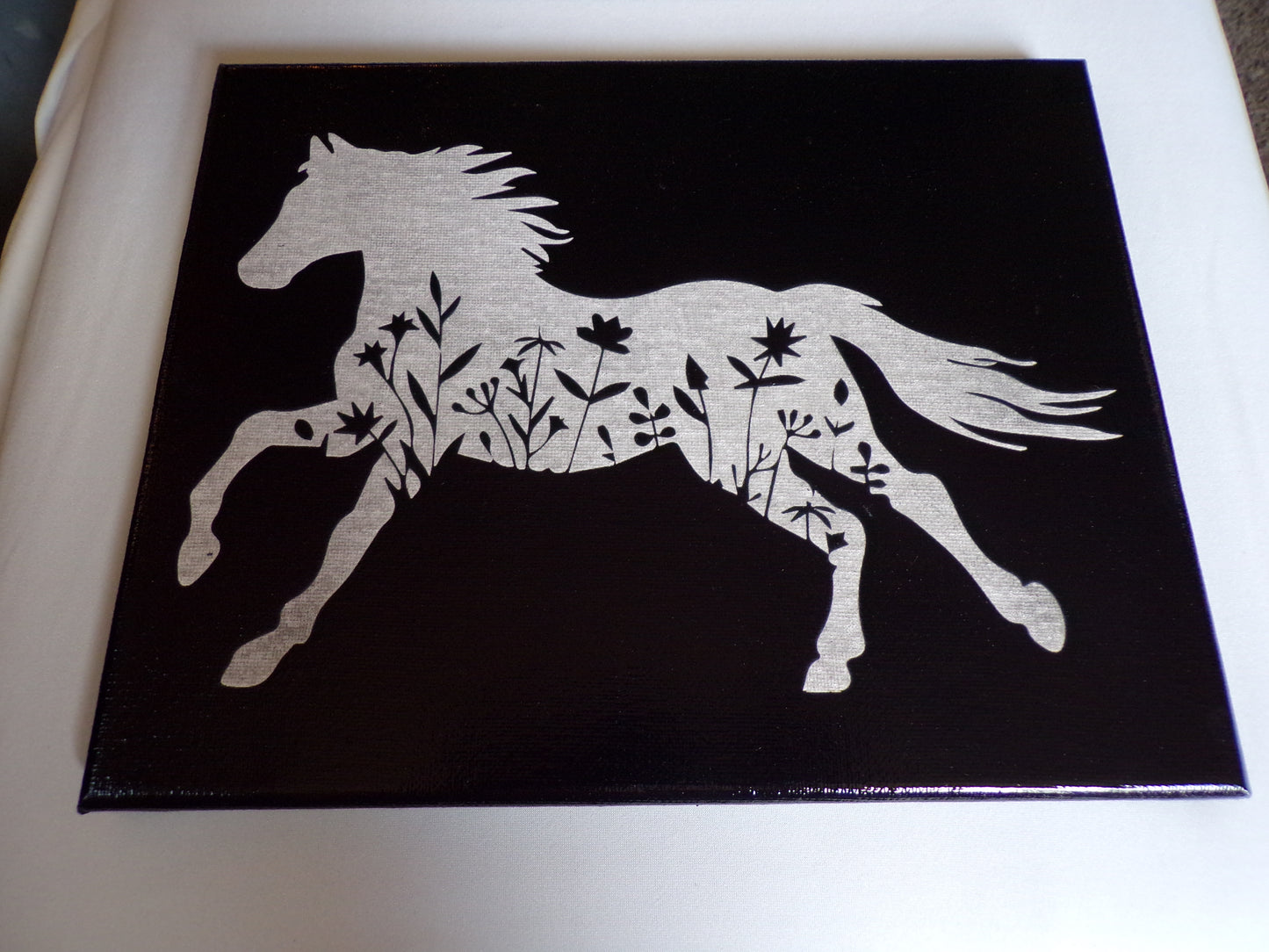 Silhouette de cheval