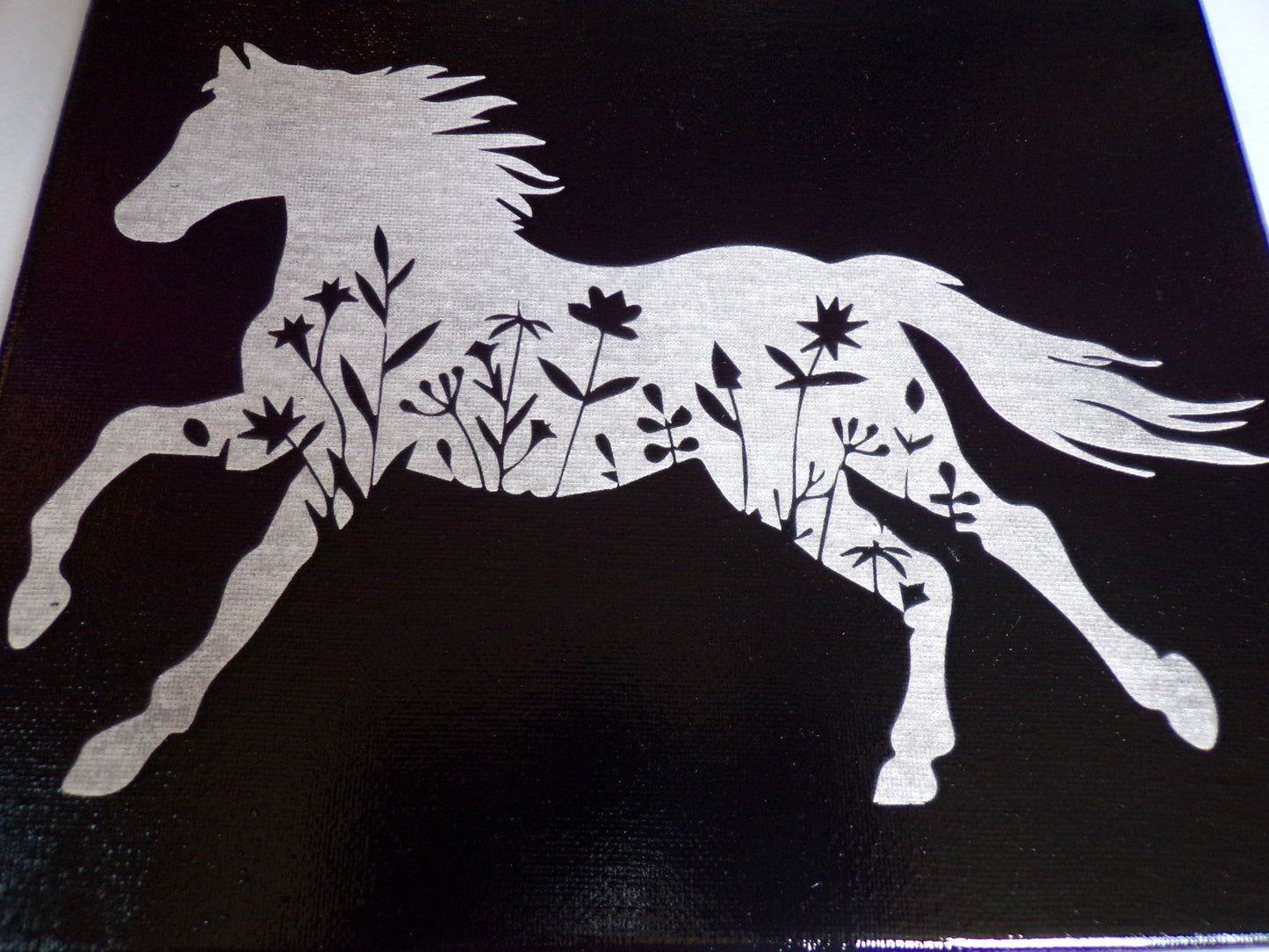 Silhouette de cheval