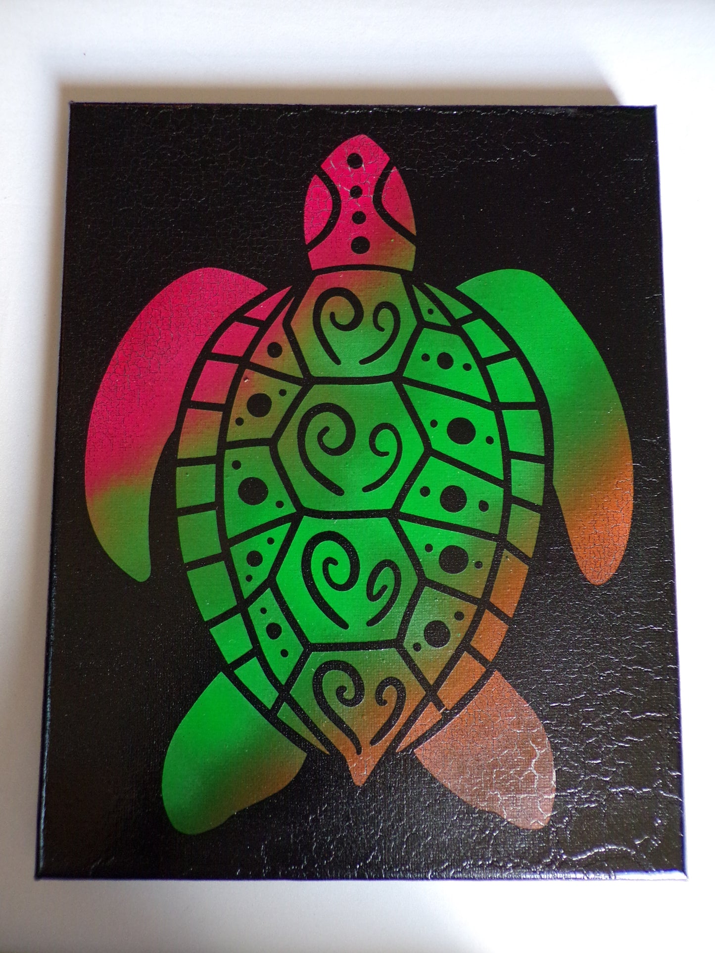 Tortuga fluorescente