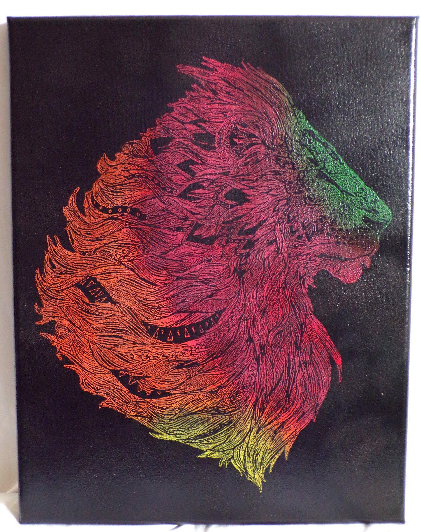 Fluorescent Lion