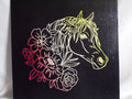 Blooming Beauty Horse painting