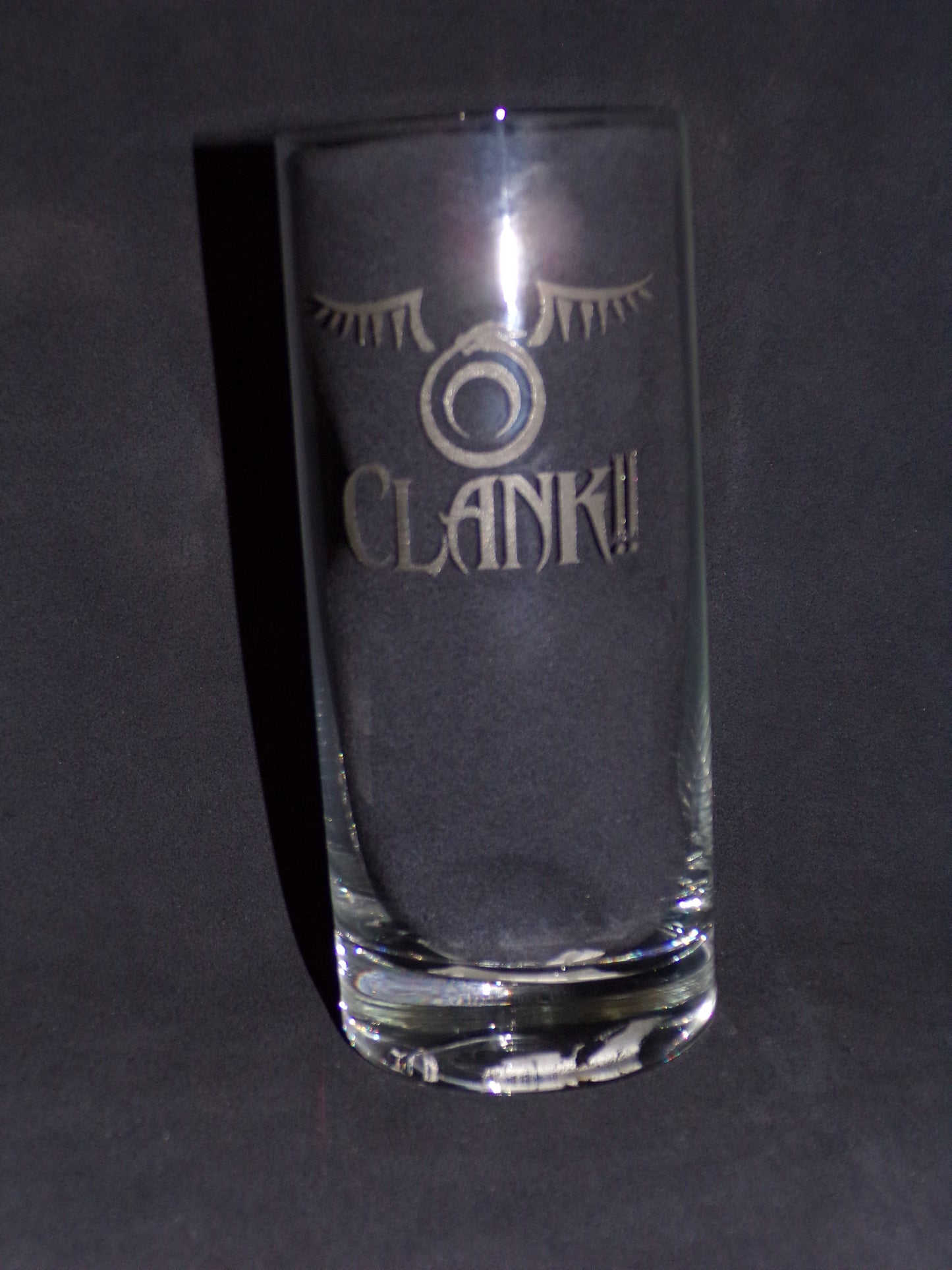 Styx Laser Engraved 16oz Drinking Glass