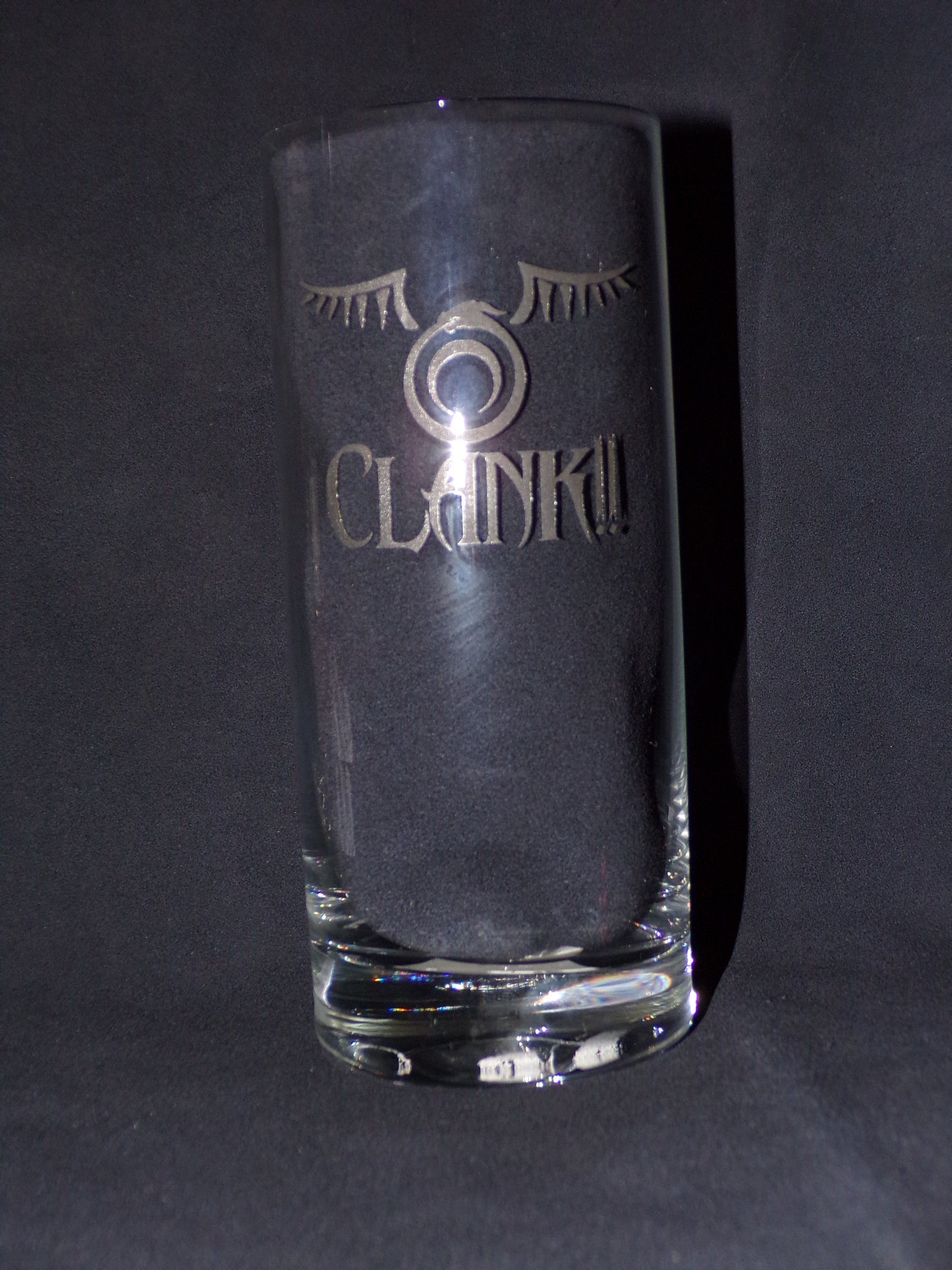 Styx Laser Engraved 16oz Drinking Glass