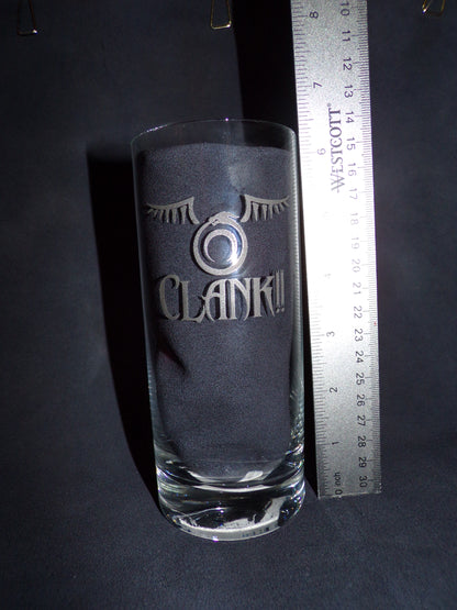 Styx Laser Engraved 16oz Drinking Glass