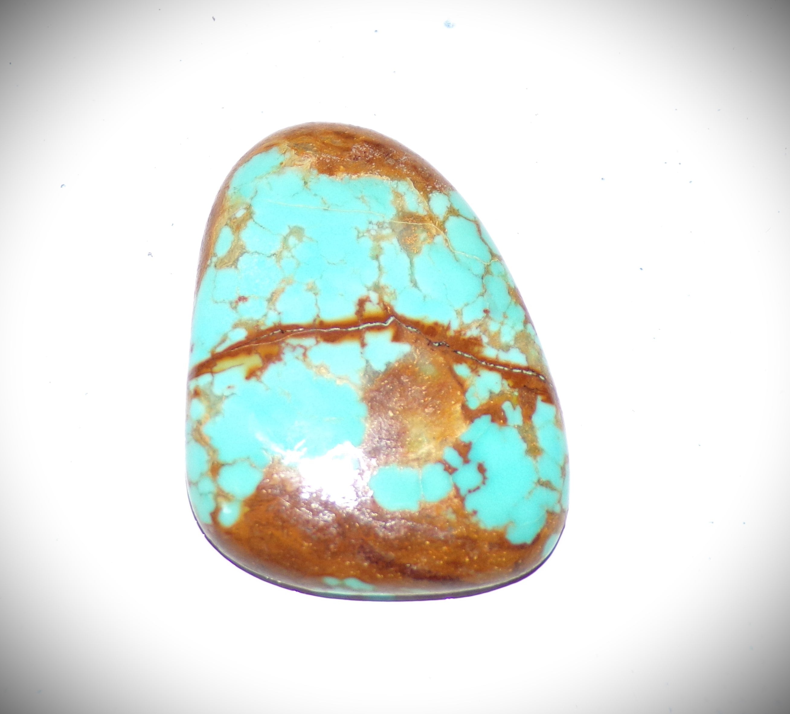 Kingman Turquoise Cabochon from Turquoise Mountain